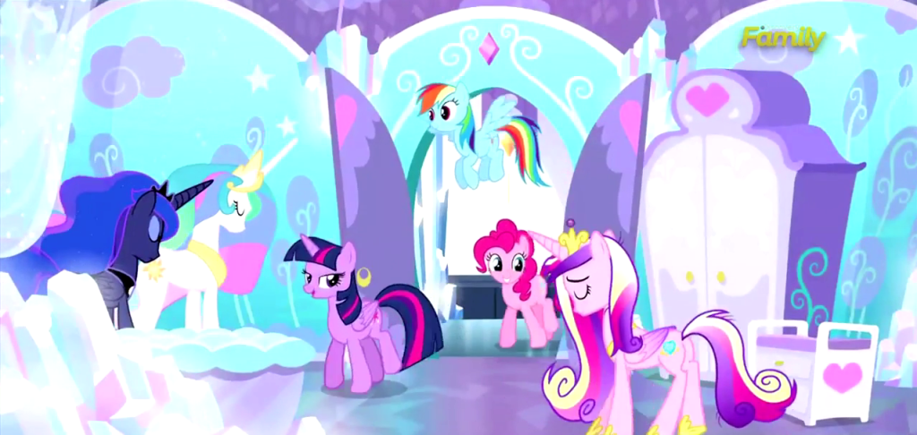 my little pony friendship is magic princess luna celestia cadence and twilight anime